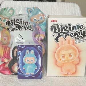 Pop Mart Big into energy Labubu blue/ Hope